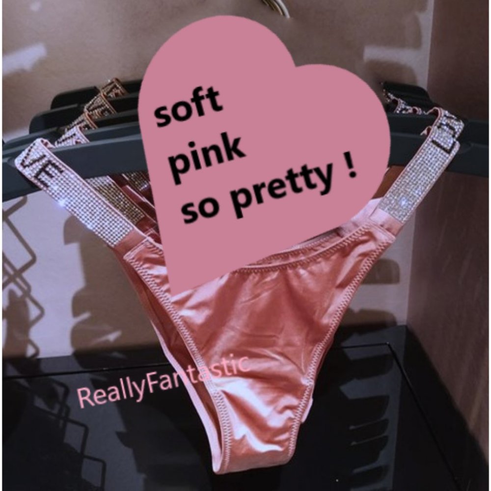 RHINESTONE PANTY shine strap Brazilian